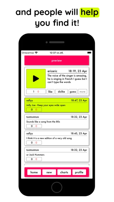 Capturas de pantalla de MusicPop - find your song