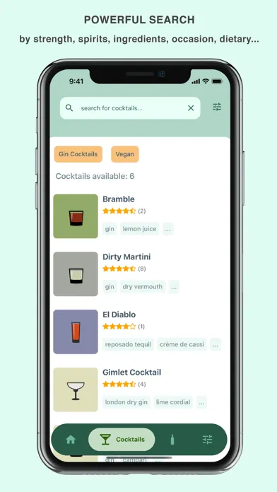 Скриншоты Mishela cocktails