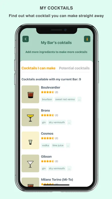 Скриншоты Mishela cocktails