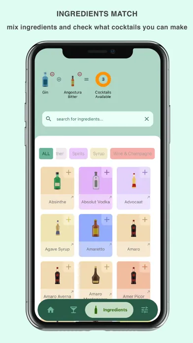 Скриншоты Mishela cocktails