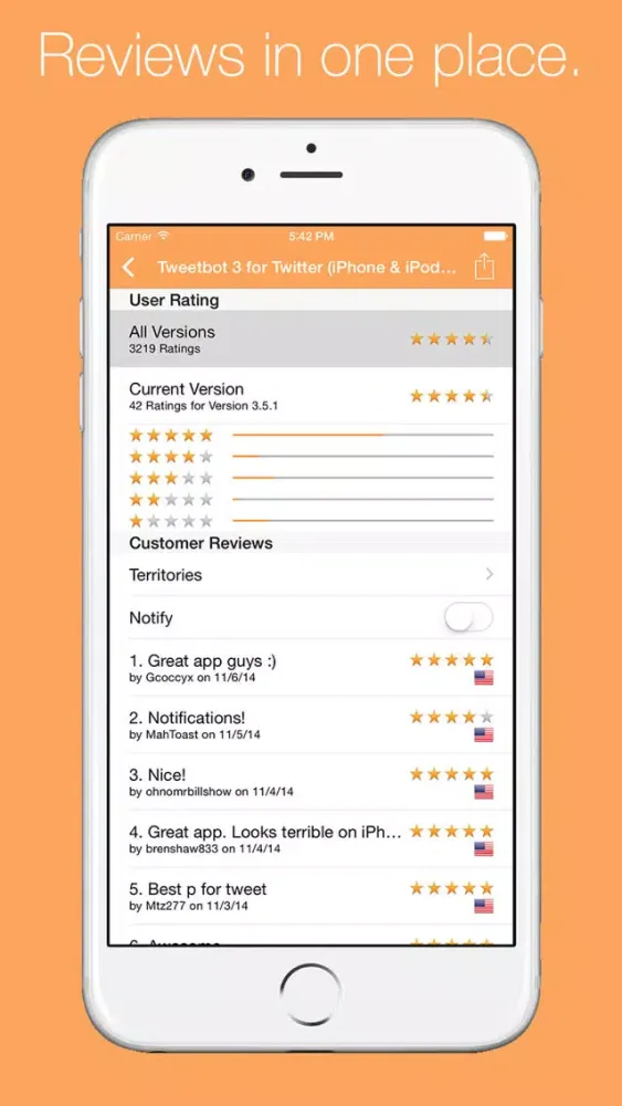 Reviews for iOS Ekran Görüntüleri