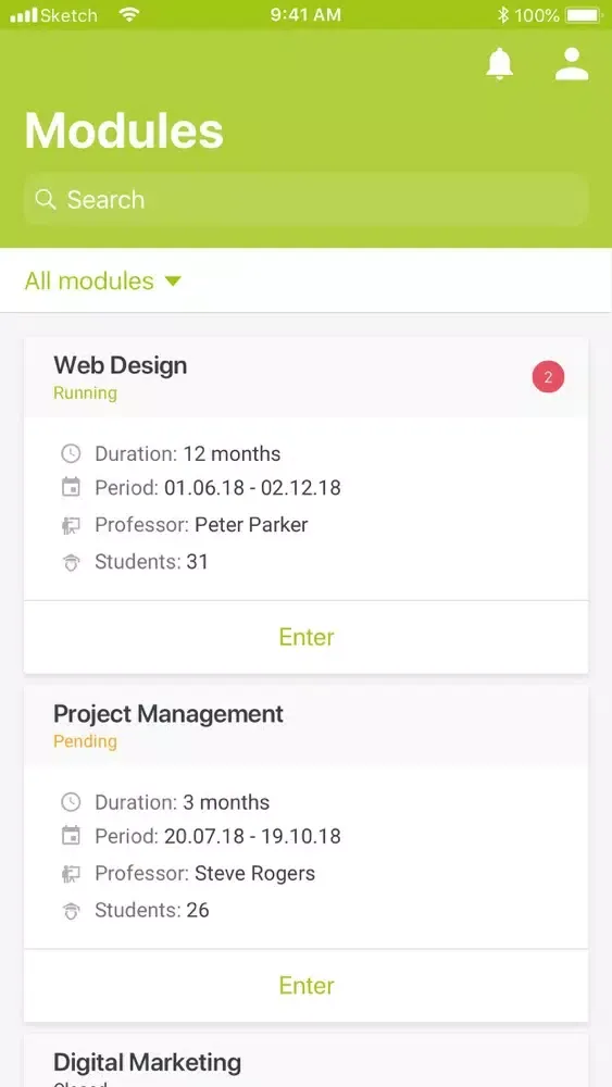 EMBA UZH سکرین شاٹس