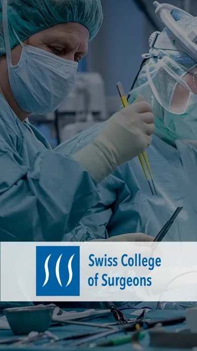 ภาพหน้าจอของ Swiss College of Surgeons