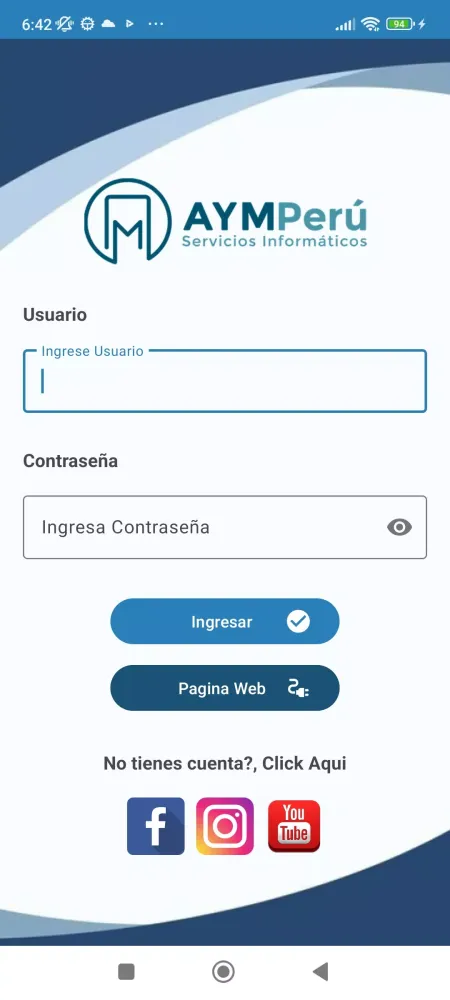 Tangkapan skrin App G6 Max