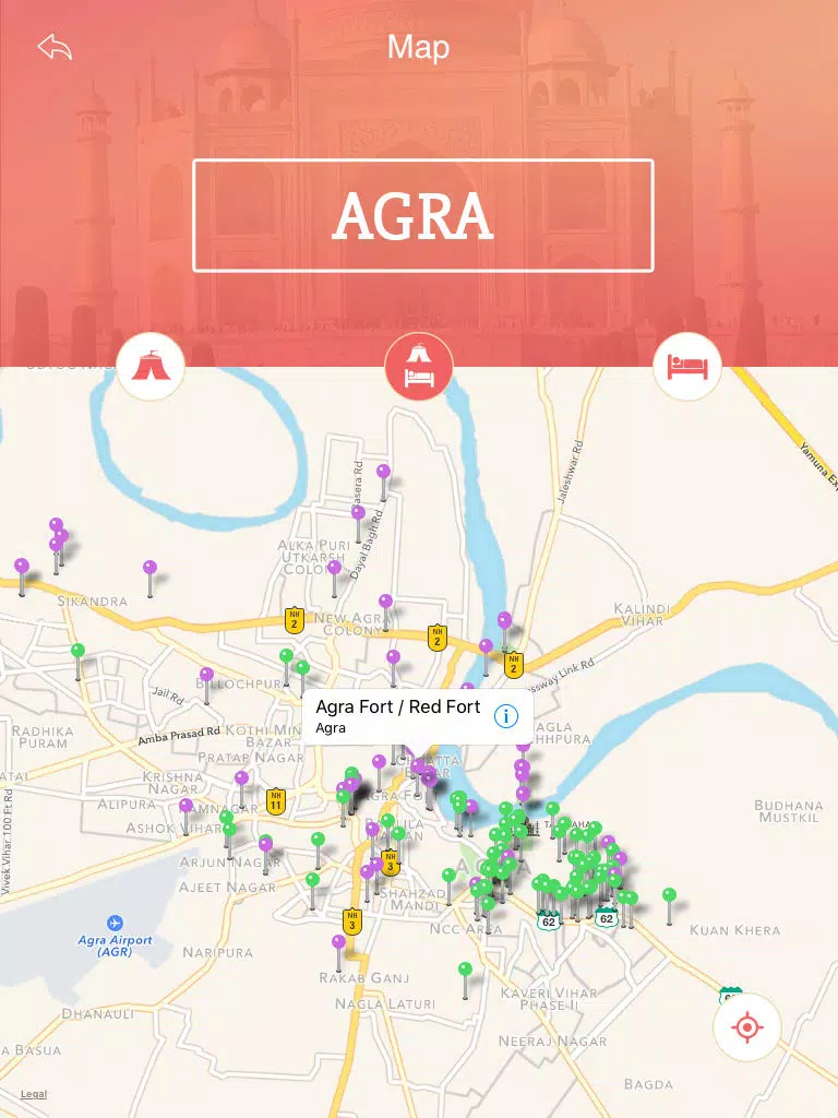 Agra Travel Guide iPad 应用截图