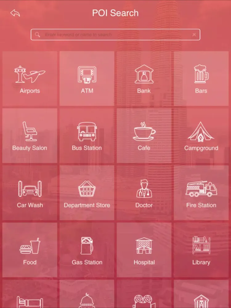Ảnh chụp màn hình của Famous Cities iPad 
