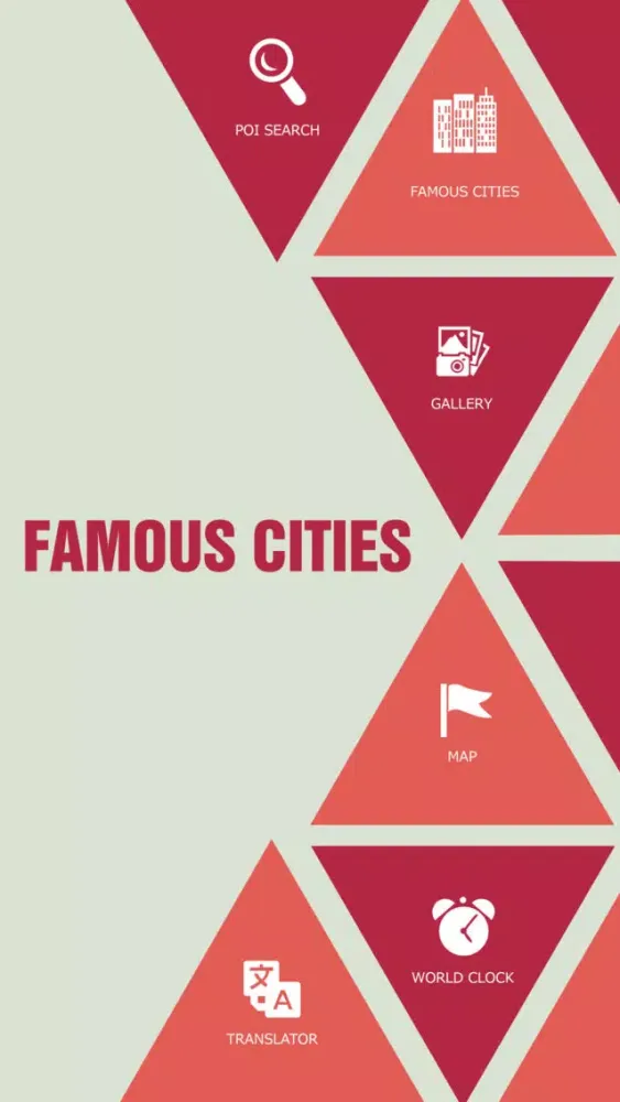 Ảnh chụp màn hình của Famous Cities