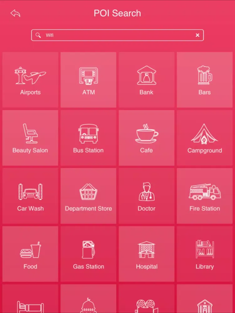 Tangkapan skrin Houston Wifi Hotspots iPad 