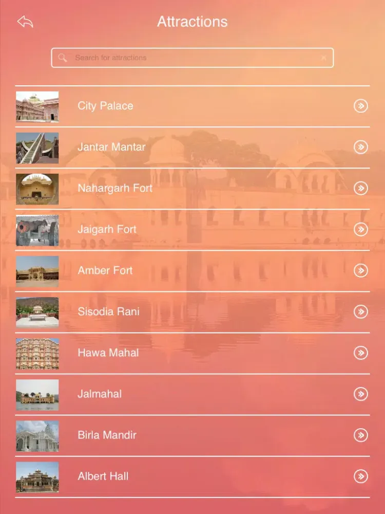 Jaipur Travel Guide iPad  Screenshots