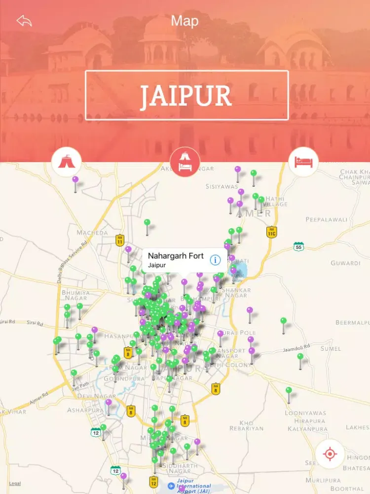Jaipur Travel Guide iPad  Screenshots