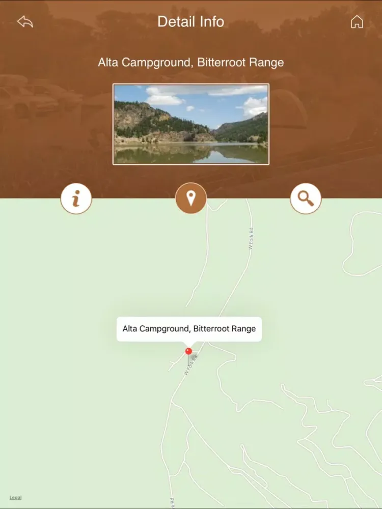 Montana Camping Guide iPad  स्क्रीनशॉट