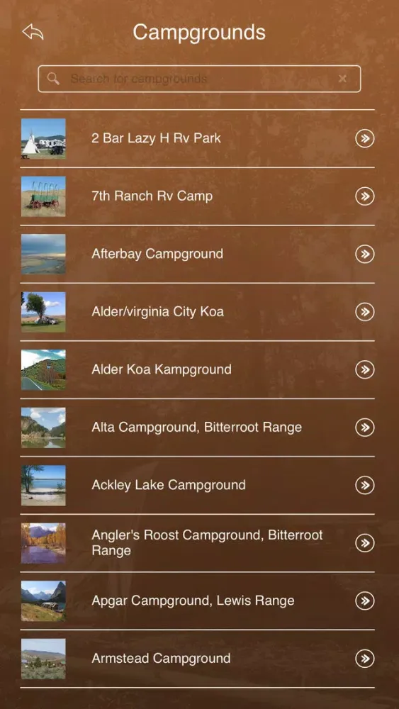 Montana Camping Guide स्क्रीनशॉट