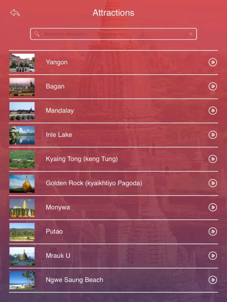 Скриншоты Myanmar Tourist Guide iPad 