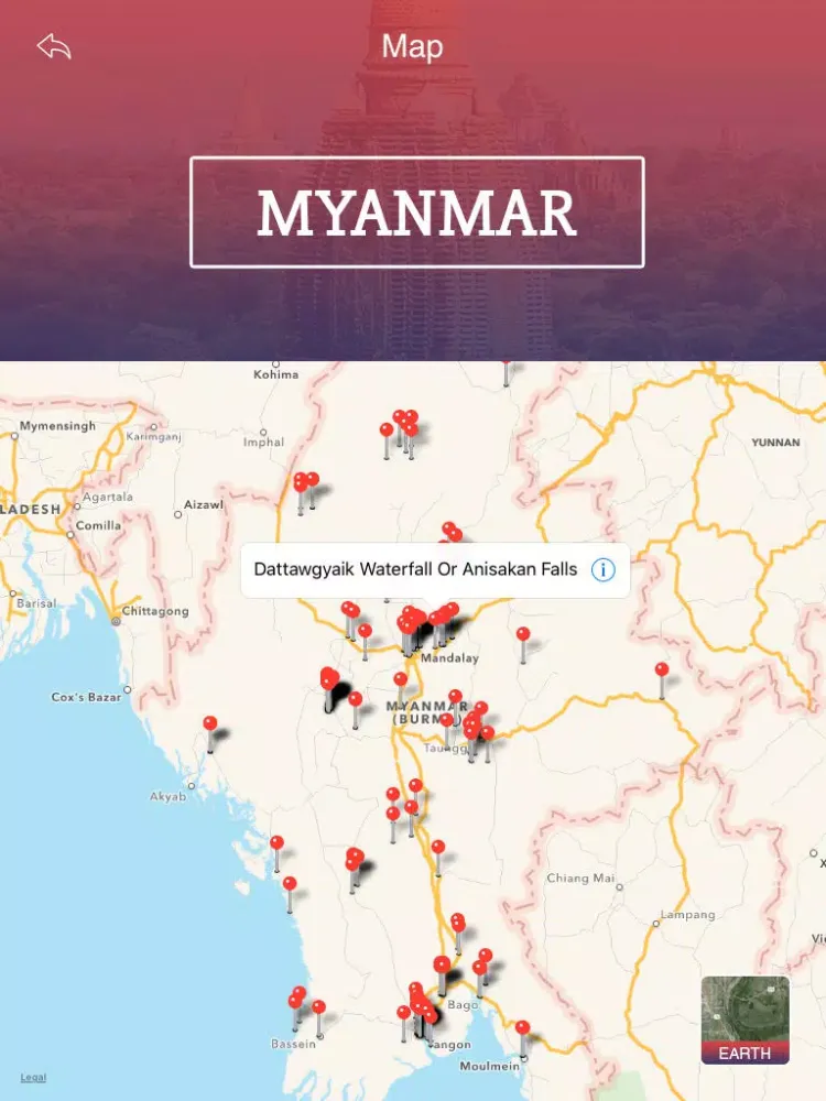 Скриншоты Myanmar Tourist Guide iPad 