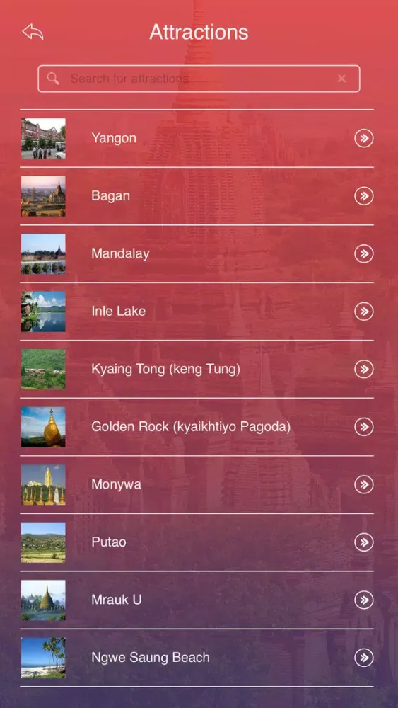Скриншоты Myanmar Tourist Guide
