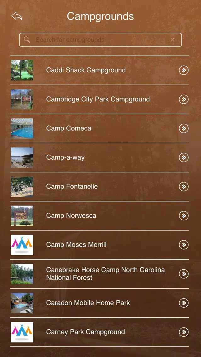 Nebraska Camping & RV Parks Screenshots