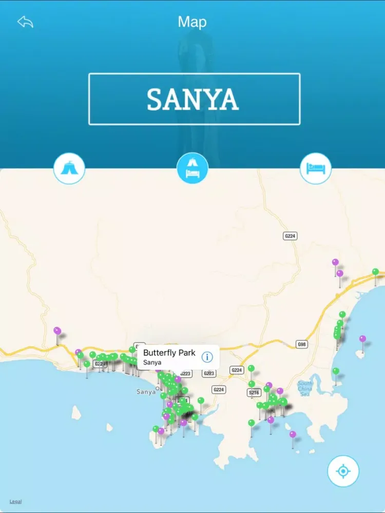 Ảnh chụp màn hình của Sanya Tourism Guide iPad 