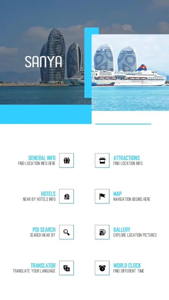 Ảnh chụp màn hình của Sanya Tourism Guide