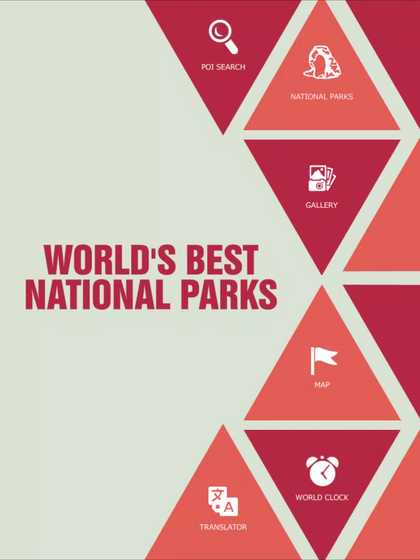 ภาพหน้าจอของ World's Best National Parks iPad 