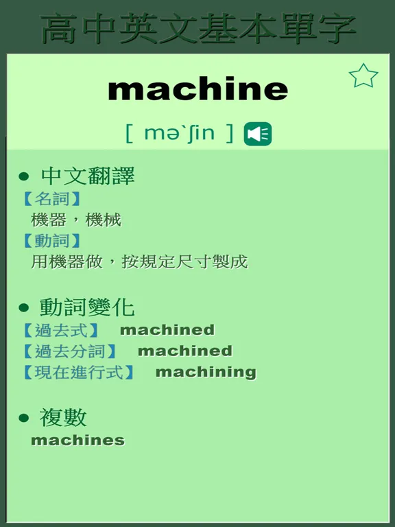 Capturas de tela do 高中英文基本單字 iPad 