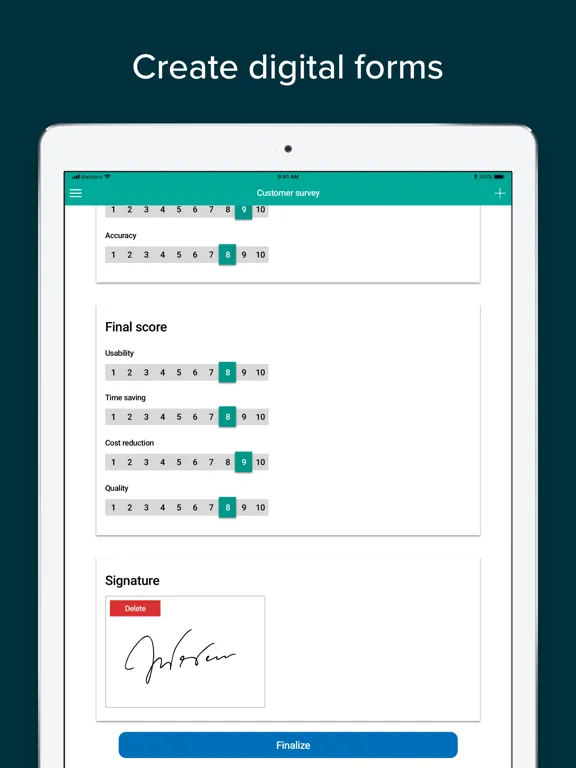 Скриншоты Incontrol Forms iPad 