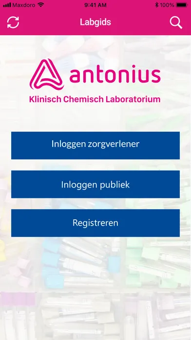 Screenshot di Antonius Lab
