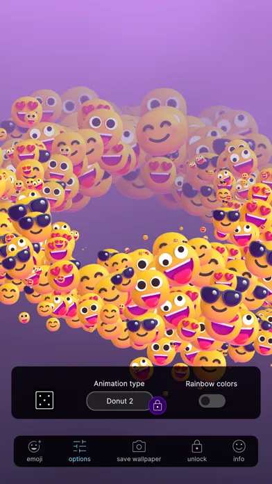 Zrzuty ekranu MOJI MOJI : Wallpaper Maker