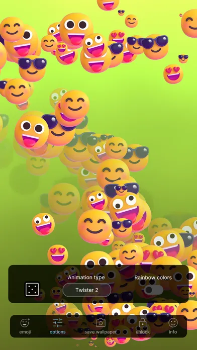 Zrzuty ekranu MOJI MOJI : Wallpaper Maker