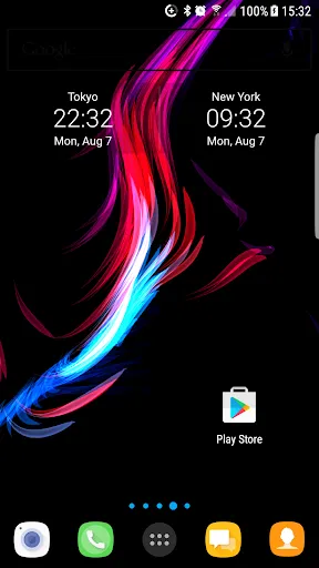 Tangkapan layar Amoled