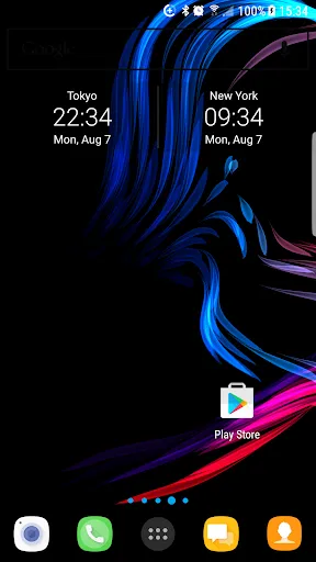 Tangkapan layar Amoled