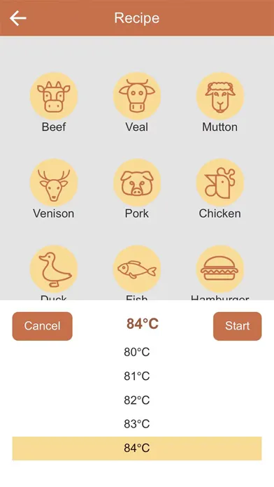 Screenshot di BLE BBQ