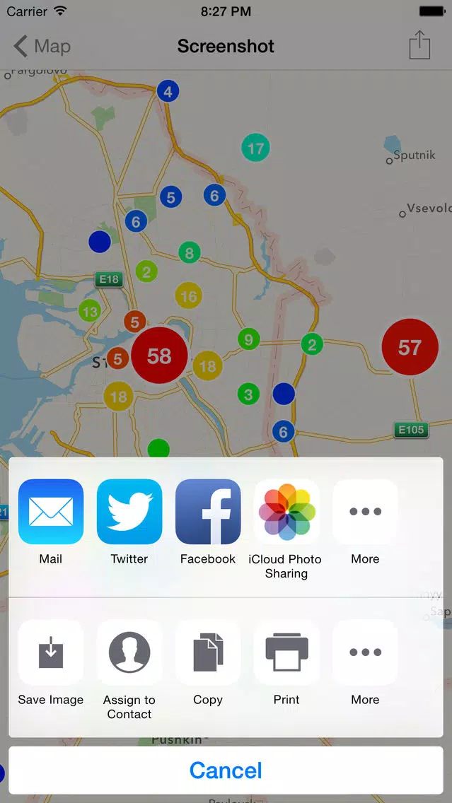 Check-in Heat Map for Swarm应用截图