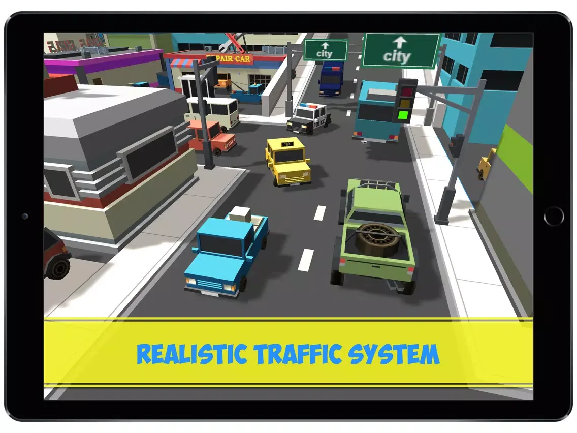 Captures d'écran de City Traffic Driver Simulator iPad 