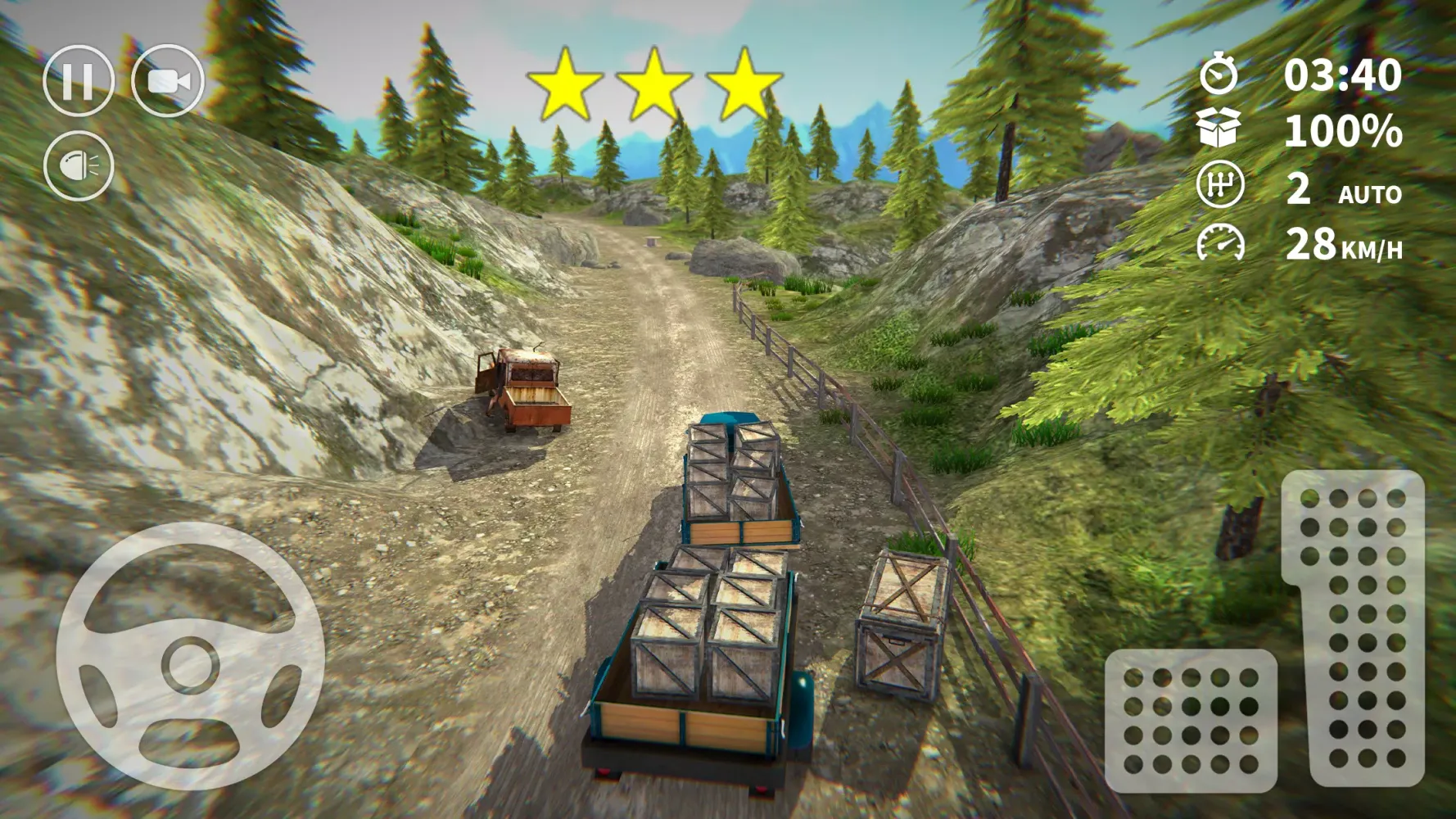 Capturas de tela do Cargo Truck Simulator: Offroad