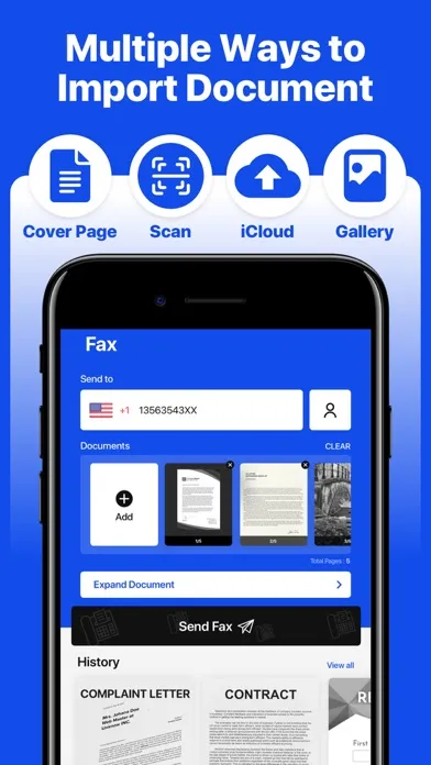Fax From iPhones : Fax App应用截图