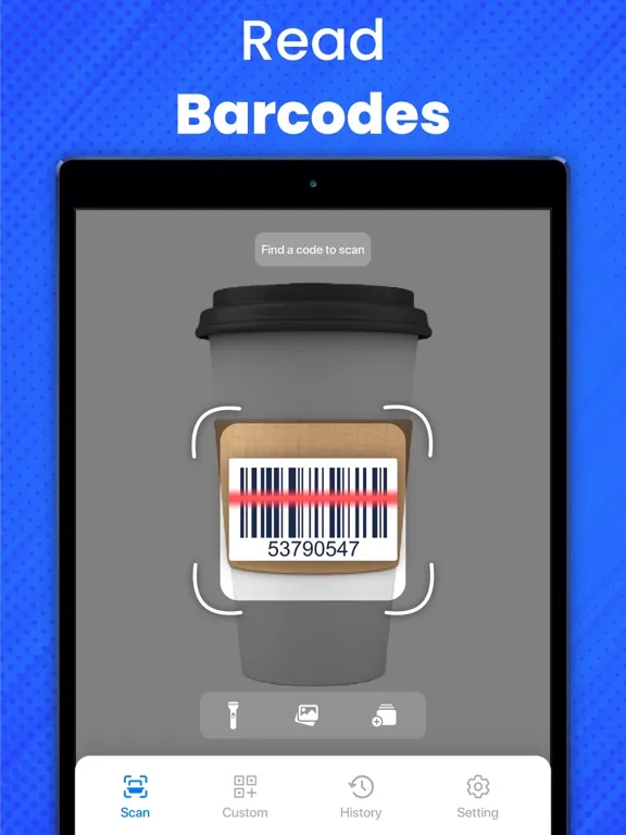 صور QR Code Reader & QR Generator iPad 