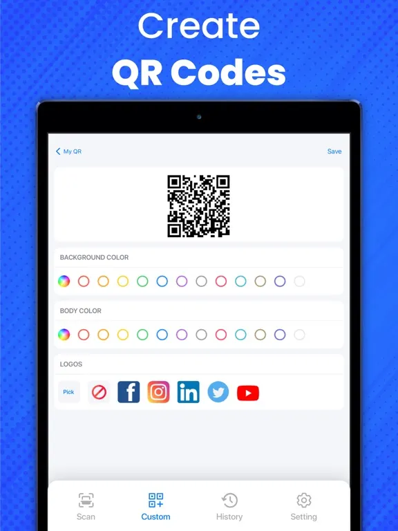 صور QR Code Reader & QR Generator iPad 