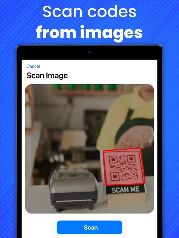 صور QR Code Reader & QR Generator iPad 