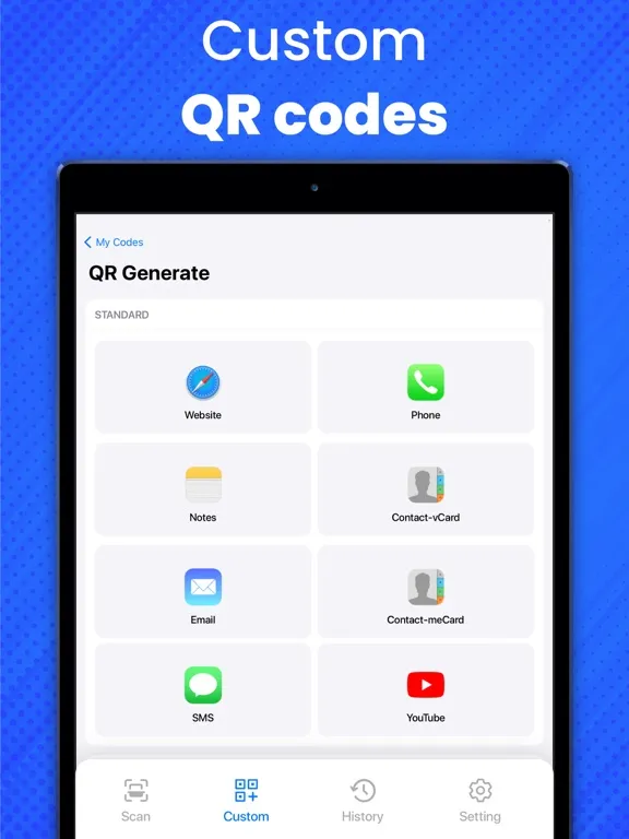 صور QR Code Reader & QR Generator iPad 