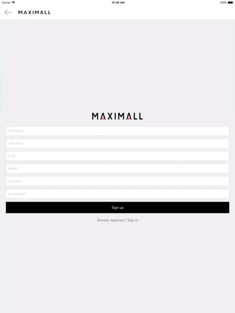 MaxiMall iPad  سکرین شاٹس