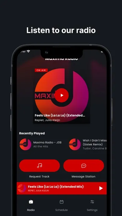 Maxima Radio Screenshots