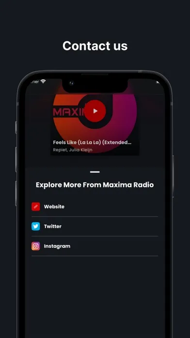 Maxima Radio Screenshots