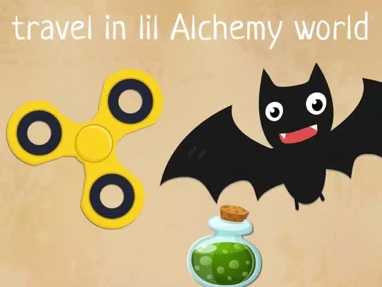Figet spinner in lil alchemy world Top fidget game iPad 应用截图