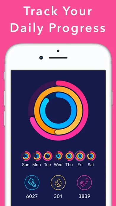 Zrzuty ekranu Count steps Step counter app
