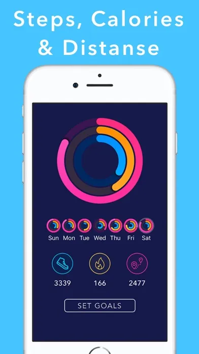 Zrzuty ekranu Count steps Step counter app