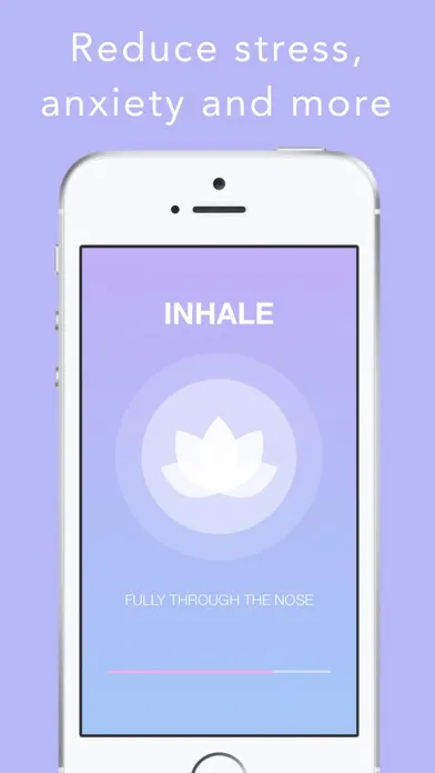 Deep calm Daily breathing app Ekran Görüntüleri