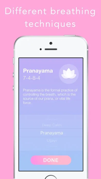 Deep calm Daily breathing app Ekran Görüntüleri