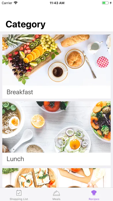 Capturas de tela do Ketogenic Keto diet food list