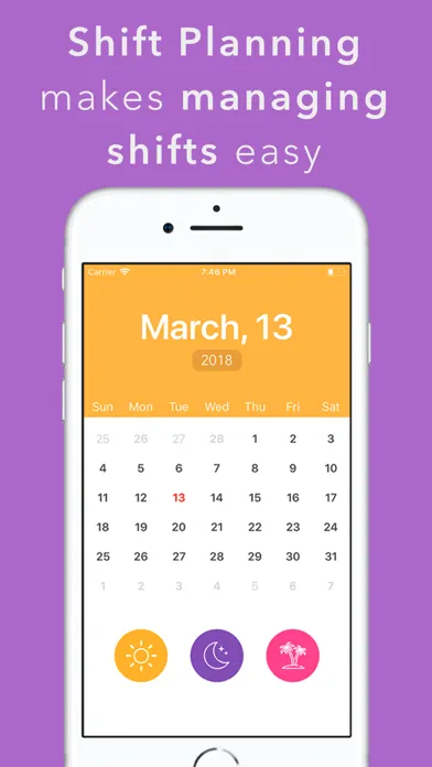 Shift planning - Work calendar 스크린샷