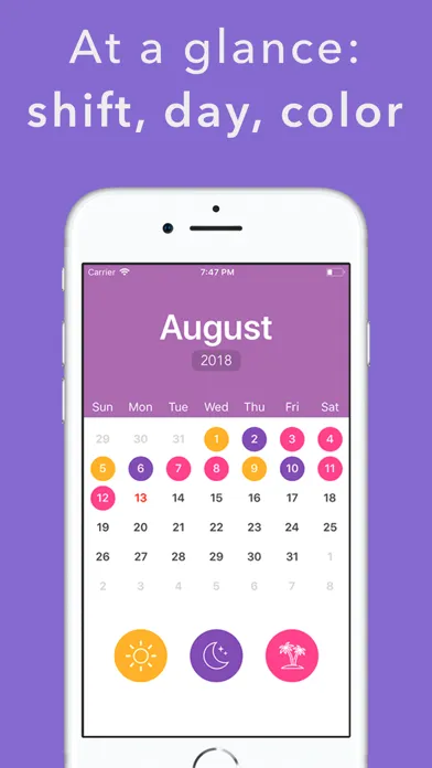 Shift planning - Work calendar 스크린샷